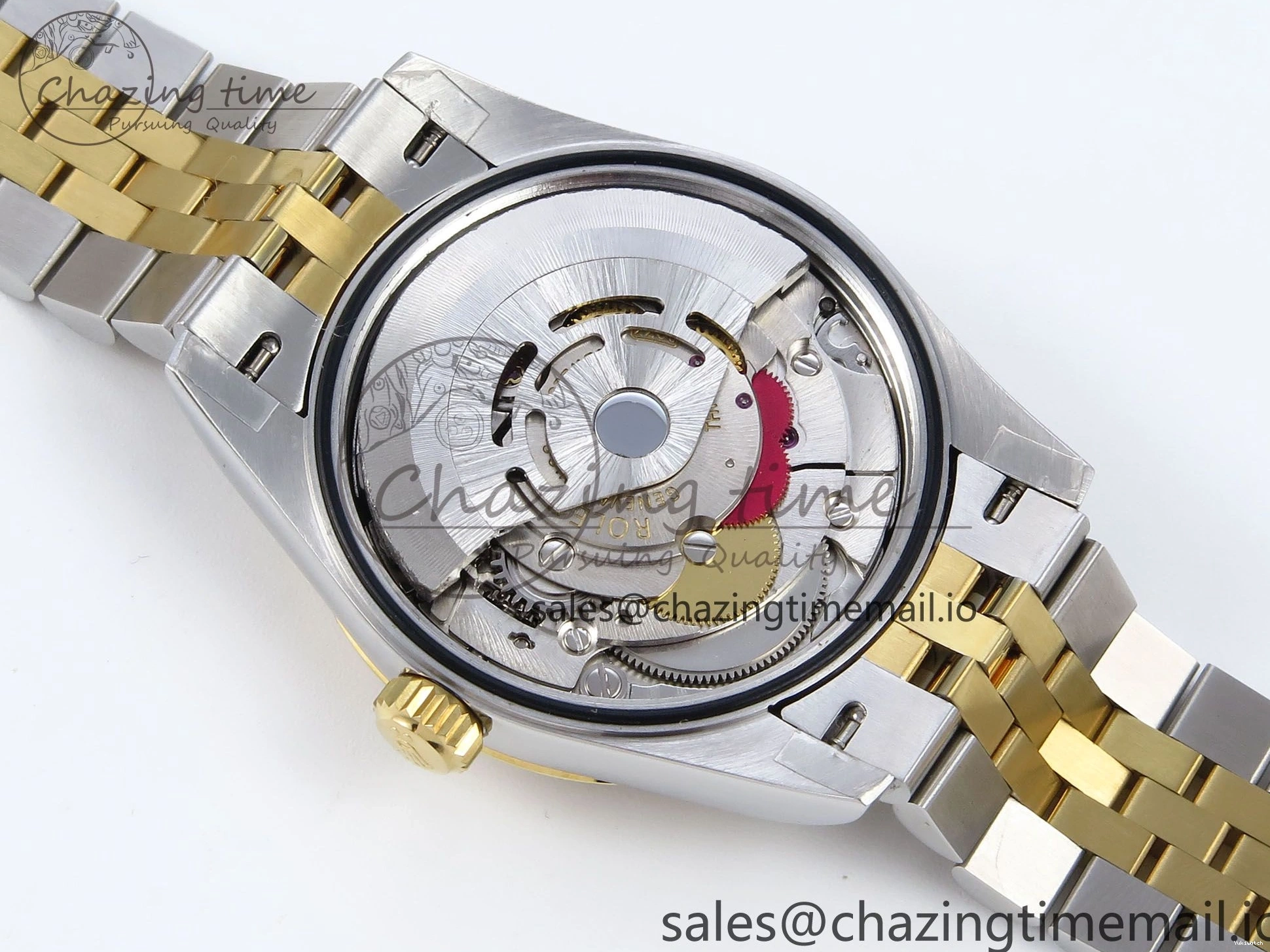 on SS YG DateJust 904L Steel Roman Jubilee Edition Diamonds HZ2236 Bracelet JARF 278383RBR Dial 1:1 Gray Best 31 0404